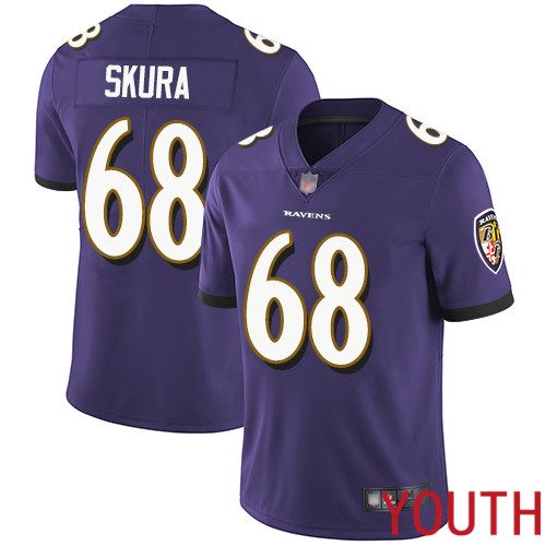 Baltimore Ravens Limited Purple Youth Matt Skura Home Jersey NFL Football #68 Vapor Untouchable